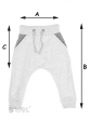 Spodnie dziecięce BAGGY 3/4