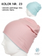 Bawełniana Czapka Dziecięca - Basic  - 2in1